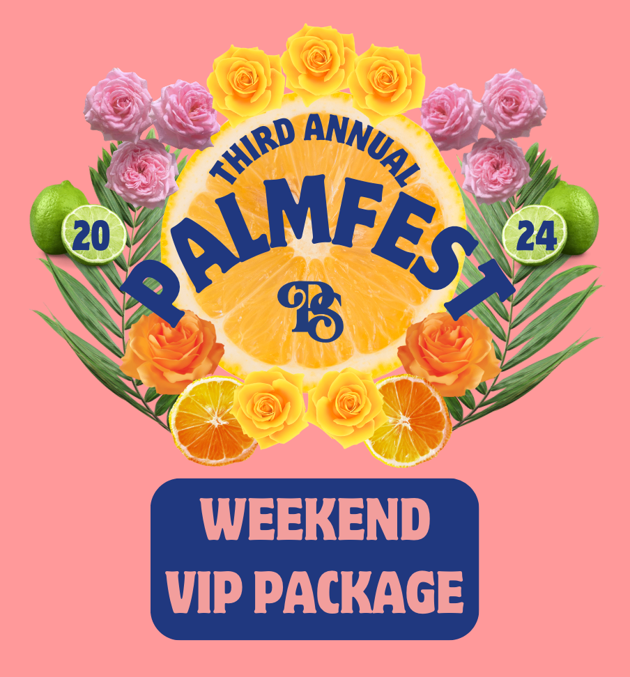 PALMFEST VIP WEEKEND PASS FOR TWO